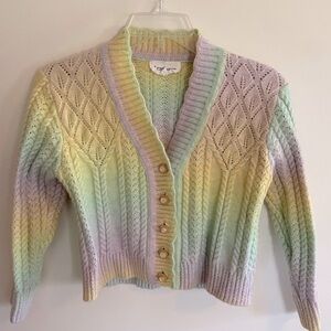 Pastel rainbow sweater